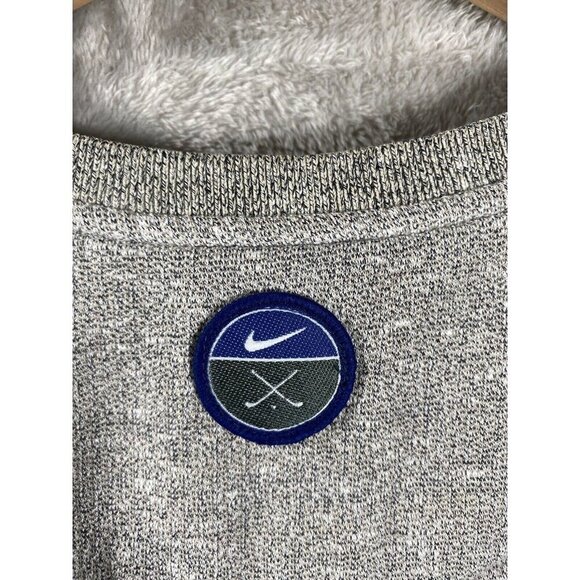 Vintage Y2K, Golf Sweater, Vest, Nike Gray Knit Pull Over From The 90S 2000 XL - Picture 6 of 13